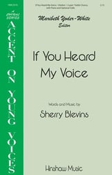 If You Heard My Voice Two-Part choral sheet music cover
